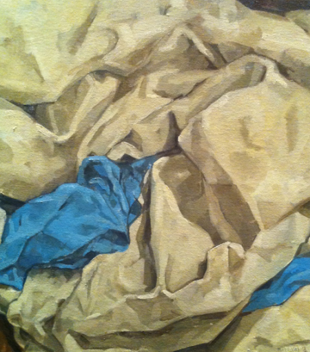 Fabric Study, 2013 Oil on Canvas