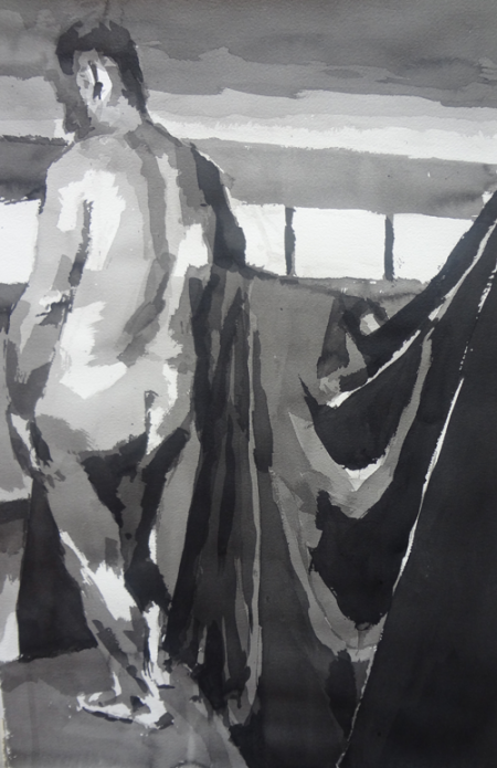 Untutored Life Drawing, Ink on Paper