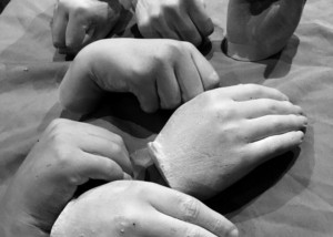 Juniors hand sculpture