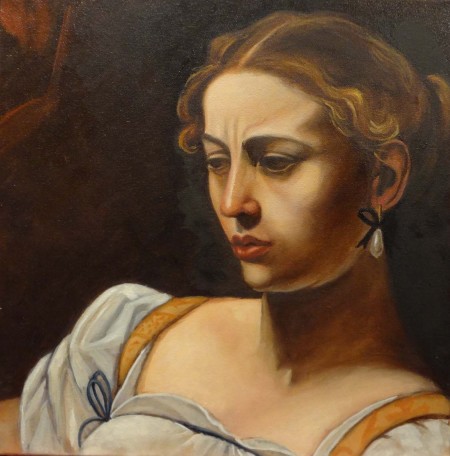 Painting Studio, After Caravaggio, Oil on Canvas